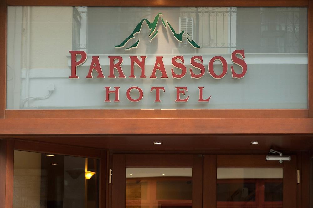 Parnassos Delphi Hotel Exterior detail