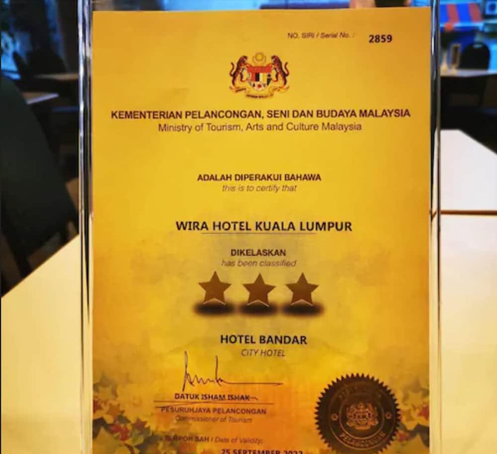 Hotel Zambuger Wira Kuala Lumpur - Reception